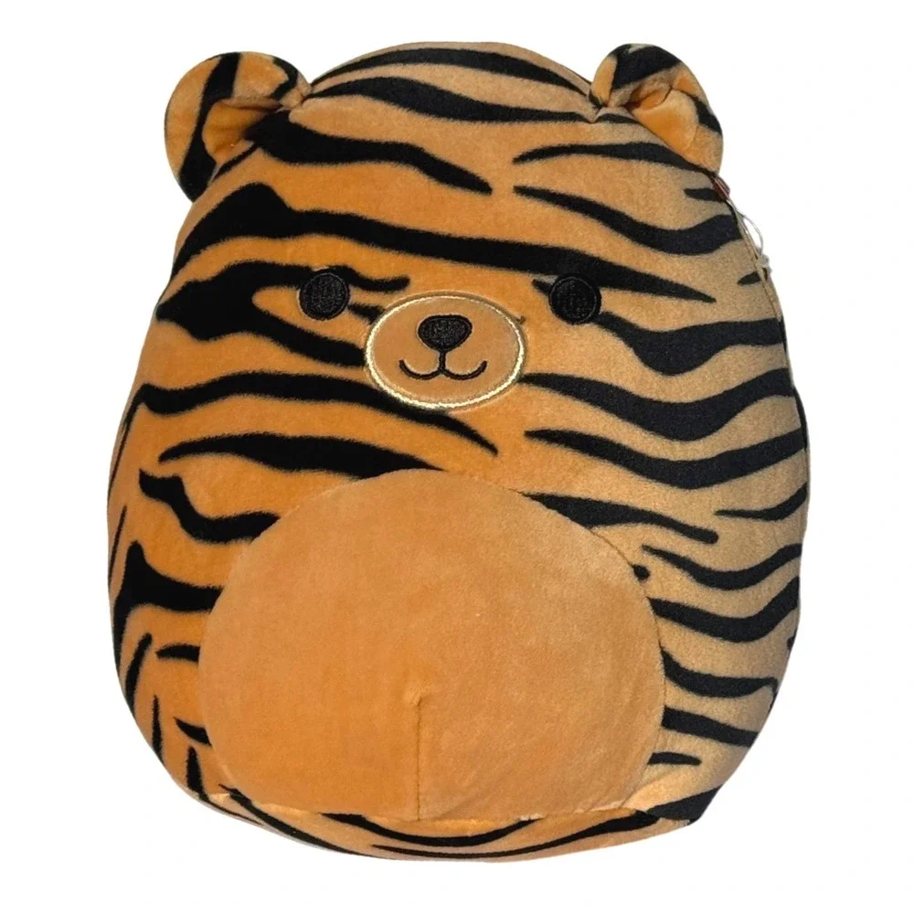 Squishmallow Tina the Tiger 8 Inch Plush Orange Black Striped Stuffed Animal